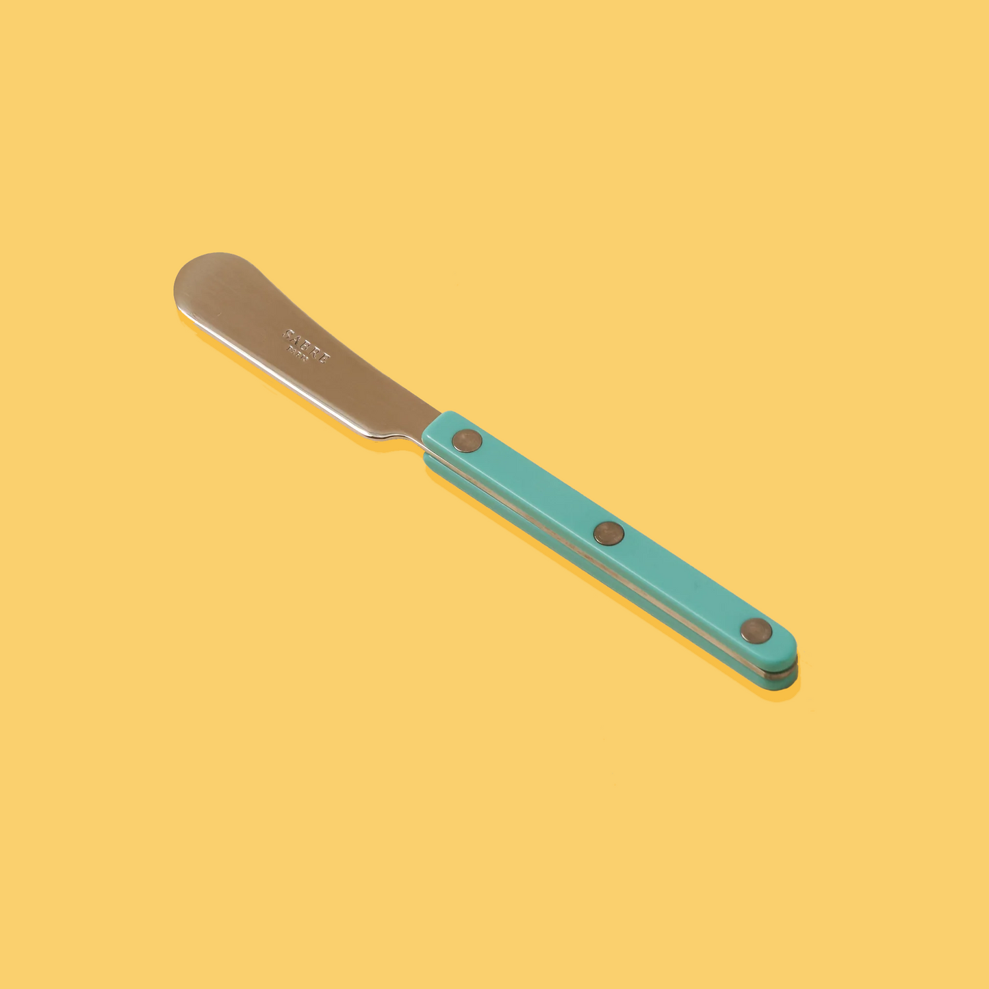 Bistrot spreader knife in pastel green.
