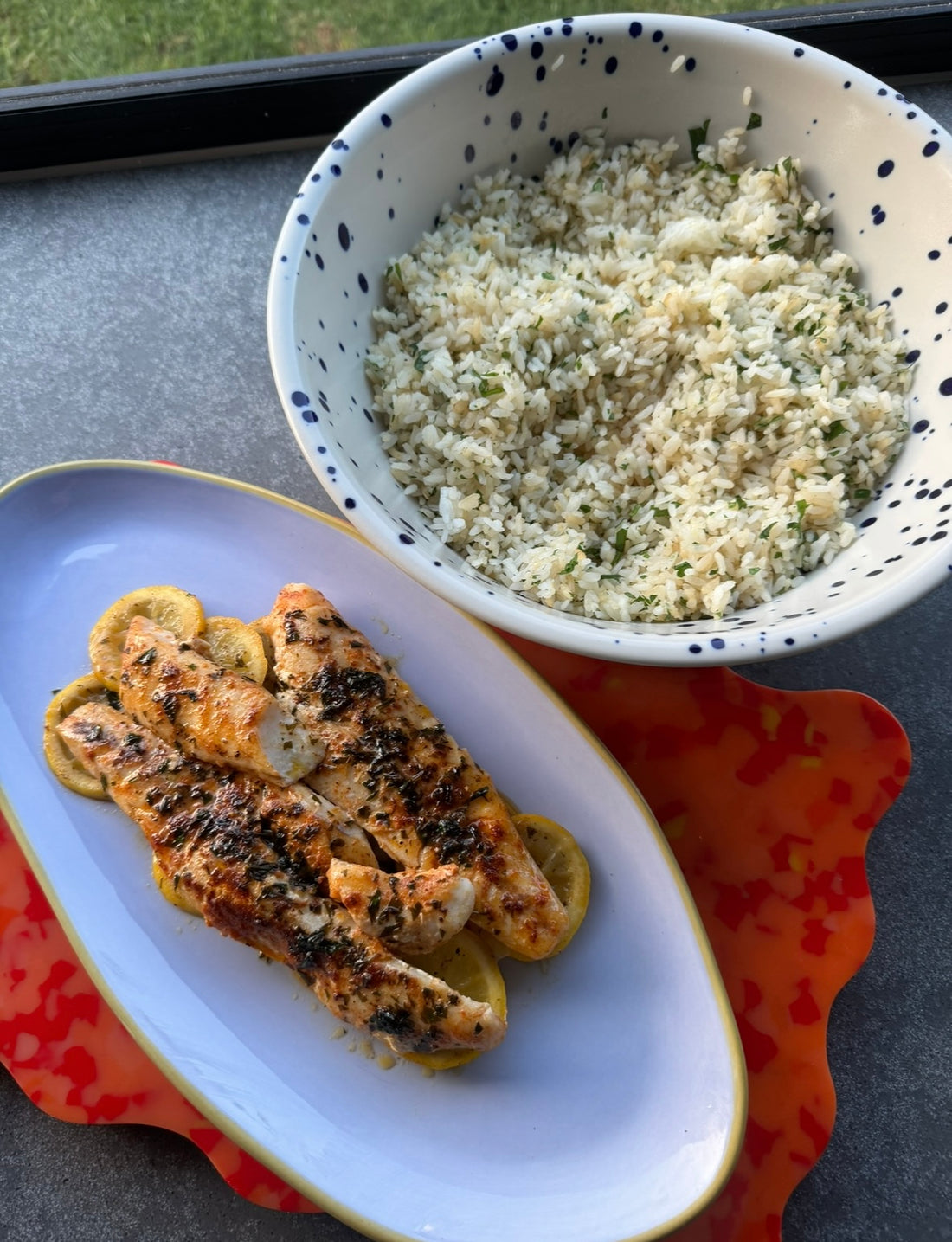 Lemon fish with garlic rice – Cookit Gifts